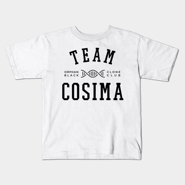 TEAM COSIMA ORPHAN BLACK Kids T-Shirt by localfandoms